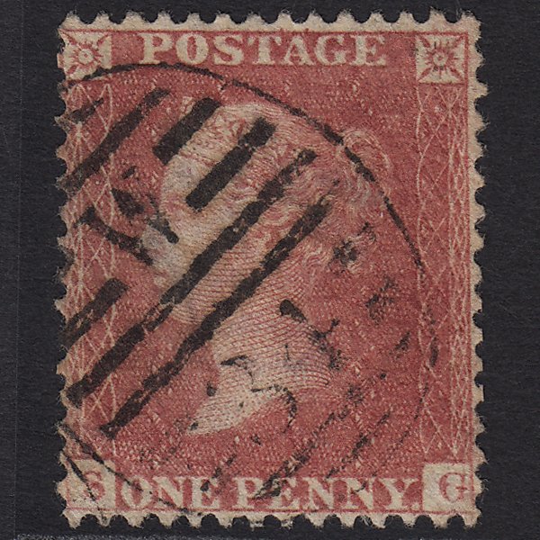 GB QV 1857 1d Rose-red (Plate 52) SG40-C10(1) SG GU London D&S W34