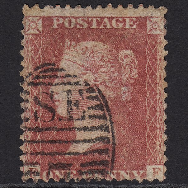 GB QV 1857 1d Rose-red (Plate 46) SG40-C10(1) FF GU London D&S SE7