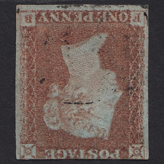 GB QV 1841 1d Red-brown (Plate 68) SG8-B1(1) Wmk Inv FB GU nr 4M Imperf