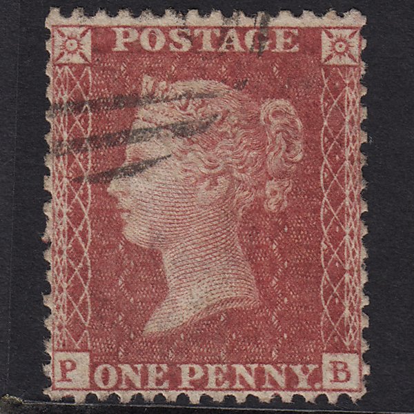 GB QV 1857 1d Rose-red (Plate 59) SG40-C10(1) PB VFU Light Cancel