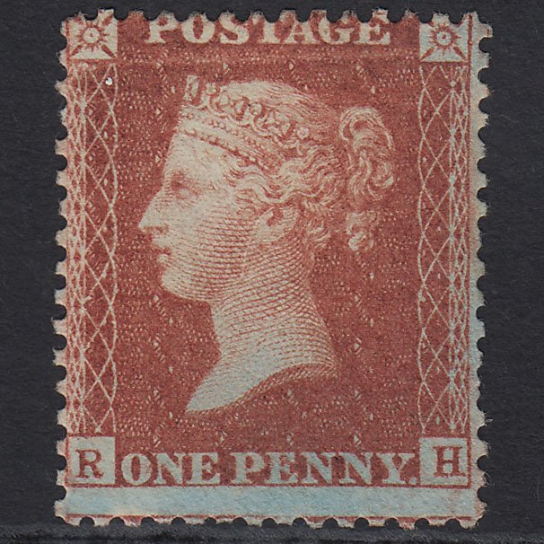 GB QV 1856 1d Red-brown (Plate 44) SG29-C8(1) RH Good Unused