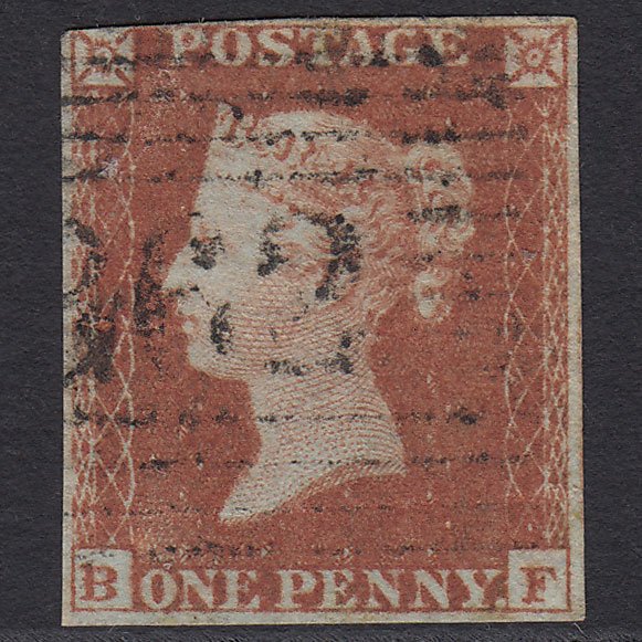 GB QV 1841 1d Red-brown (Plate 162) SG8-B2(1) BF GU Ratho 362