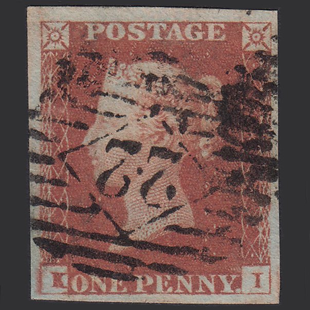GB QV 1841 1d (Plate 81) SG8-B1(1) KI FU 4 Good Margins London IS 22