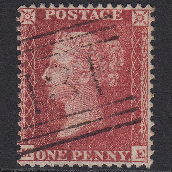 GB QV 1857 1d (Plate 57) SG40-C10(1) ME VFU Edinburgh 131 Well Centred