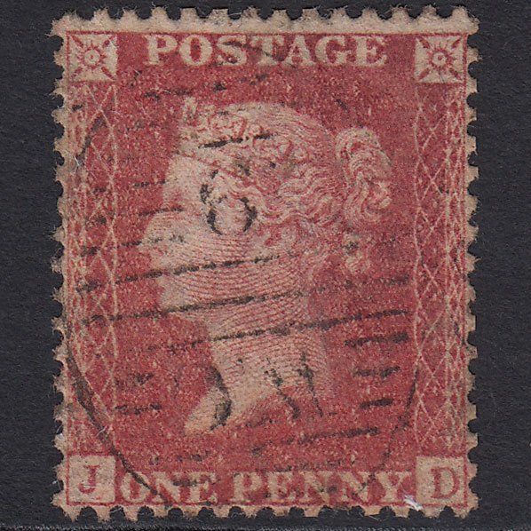 GB QV 1857 1d (Plate 43) SG40-C10(1) JD GU London D&S WC9 Well Centred