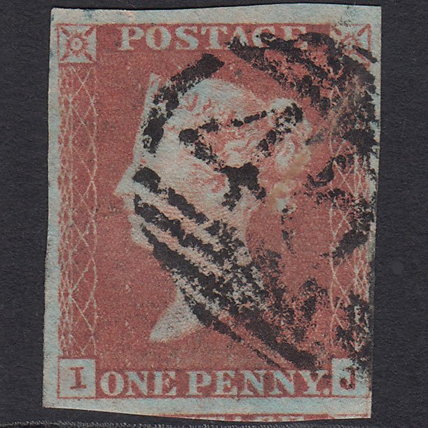 GB QV 1841 1d Red-brown (Plate 73) SG8-B1(1) IJ GU 4 Margins