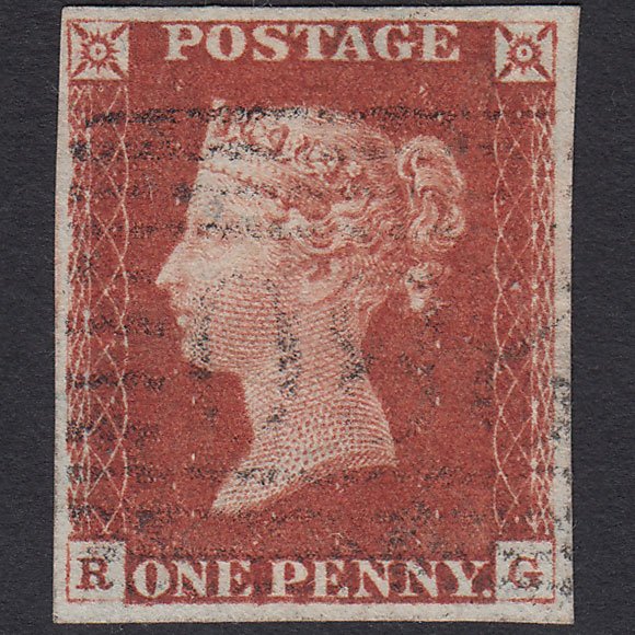 GB QV 1841 1d Red-brown (Plate 68) SG8-B1(1) RG FU 4 Good Margins Perth 280