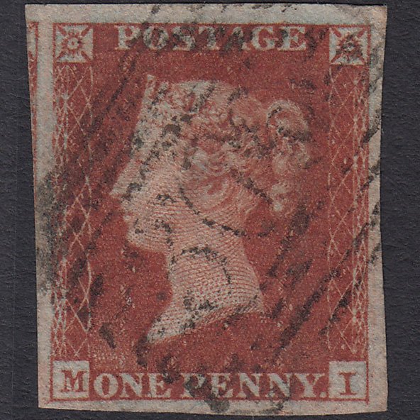 GB QV 1841 1d (Plate 134) SG8-B2(1) MI FU 4 Good Margins South Queensferry 306