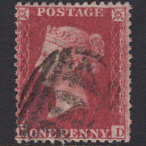 GB QV 1857 1d Deep Rose-red (Plate 60) SG41-C10(4) LD GU