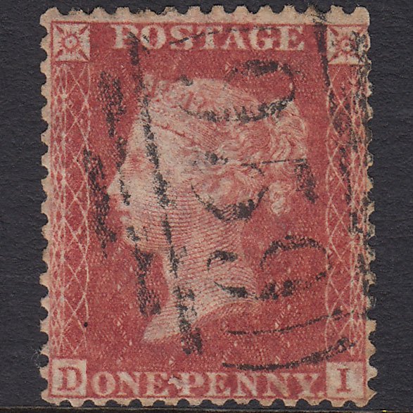 GB QV 1857 1d (Plate 55) SG40-C10(1) DI GU Clifton 959 Well Centred