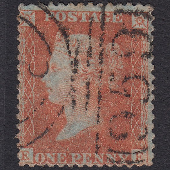 GB QV 1857 1d Orange-brown (Plate 44) SG33-C8(5) EE GU Clifton 959