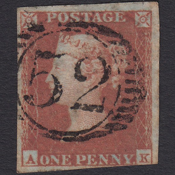 GB QV 1841 1d (Plate 98) SG8-B1(1) AK GU Miss Imprimatur nr 4M London D&S 52