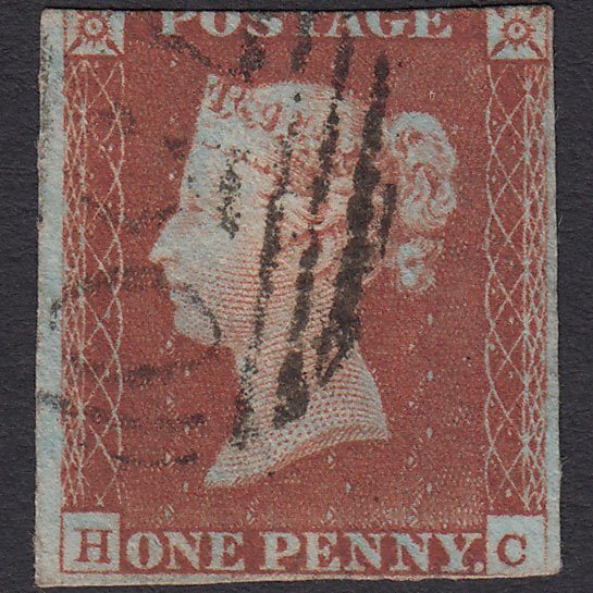 GB QV 1841 1d Red-brown (Plate 66) SG8-B1(1) HC GU Stourbridge 750