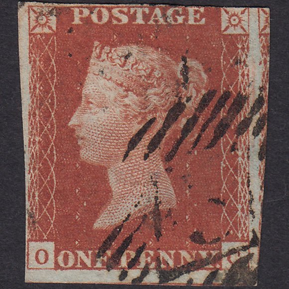 GB QV 1841 1d Red-brown (Plate 64) SG8-B1(1) OC FU 3m London IS Cancel