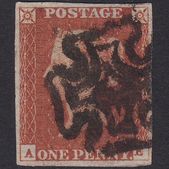 GB QV 1841 1d Red-Brown Plate 31 SG8-B1(1) AE GU Missing Imprimatur 4M MX