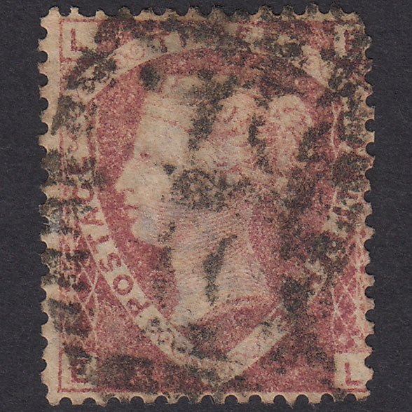 GB QV 1870 1 1/2d Rose-Red Plate 1 SG51-G6 PU London D&S Cancel