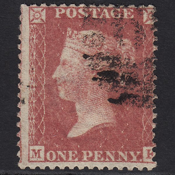 GB QV 1857 1d Rose-red (Plate 47) SG40-C10(1) MK GU Clear Profile