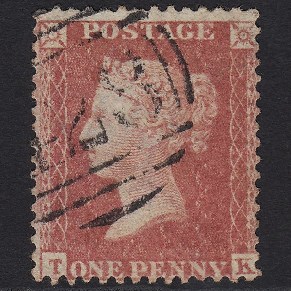 GB QV 1857 1d Rose-red (Plate 52) SG40-C10(1) TK FU Hurst Green 428