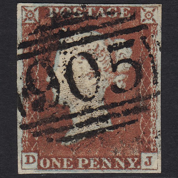 GB QV 1841 1d (Plate 50) SG9-B1(3) DJ VFU Wolverhampton 905 4 Margins