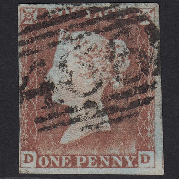 GB QV 1841 1d (Plate 66) SG9-B1(3) DD FU Liverpool 466 V Worn Impression 4M