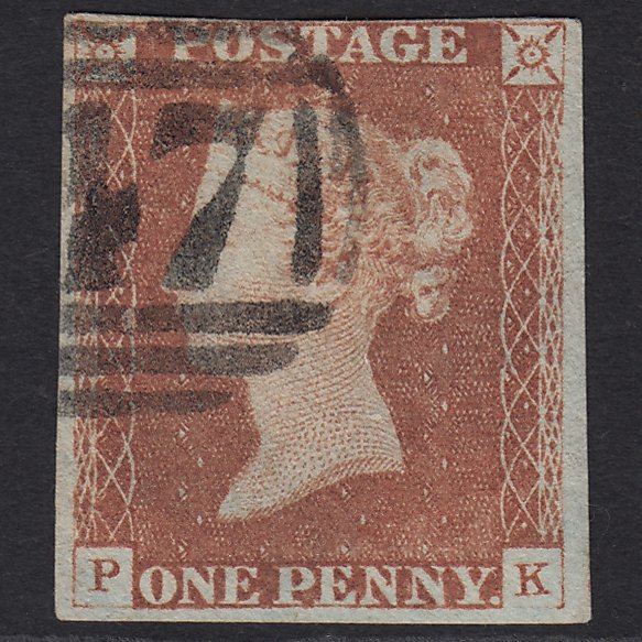 GB QV 1841 1d Red-brown (Plate 67) SG8-B1(1) PK GU 4 Margins