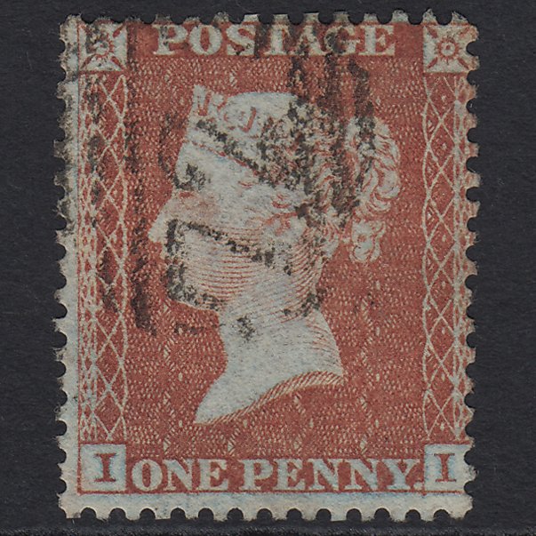 GB QV 1855 1d Red-brown (Plate 13) SG24-C3(1) II FU