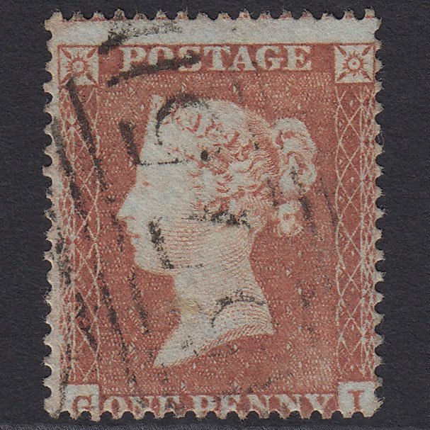 GB QV 1854 1d (Plate 200) SG17-C1(1) GI FU Miss Imprimatur Norwich 575 Misperf