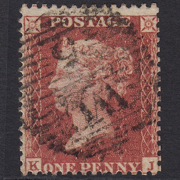 GB QV 1857 1d Rose-red (Plate 34) SG40-C10(1) KJ GU London D&S WC5 5d1a