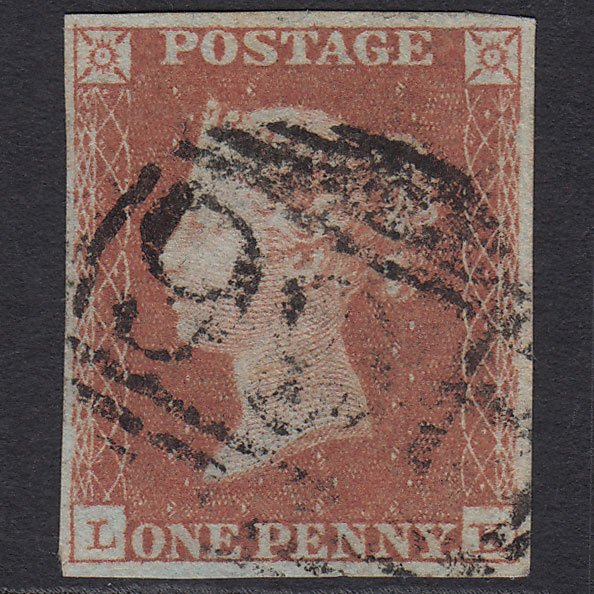 GB QV 1841 1d Red-brown (Plate 95) SG8-B1(1) LK GU 4 Margins