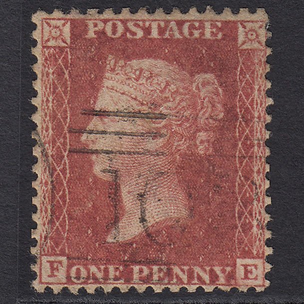 GB QV 1857 1d Rose-red (Plate 60) SG40-C10(1) FE GU Dingwall 103