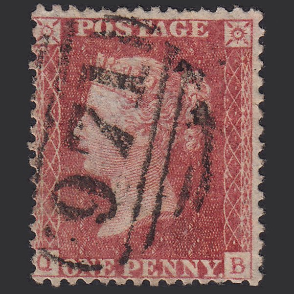 GB QV 1857 1d Rose-red (Plate 57) SG40-C10(1) QB GU Ventnor Iow 971