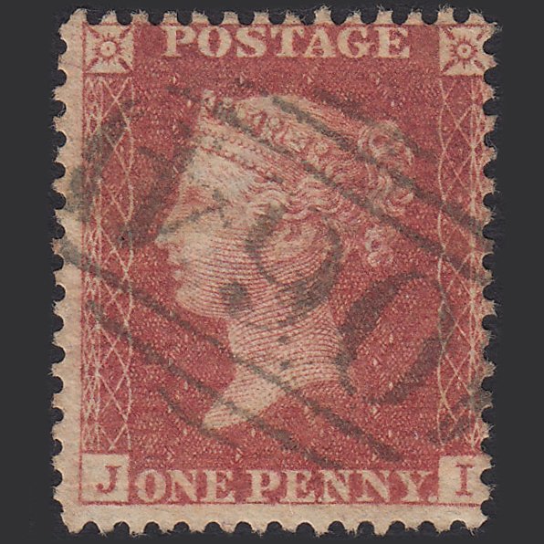GB QV 1857 1d Rose-red (Plate 42) SG40-C10(1) JI GU Lewdown 064