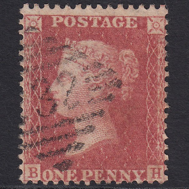 GB QV 1857 1d Rose-red (Plate 48) SG40-C10(1) BH GU Galway 232
