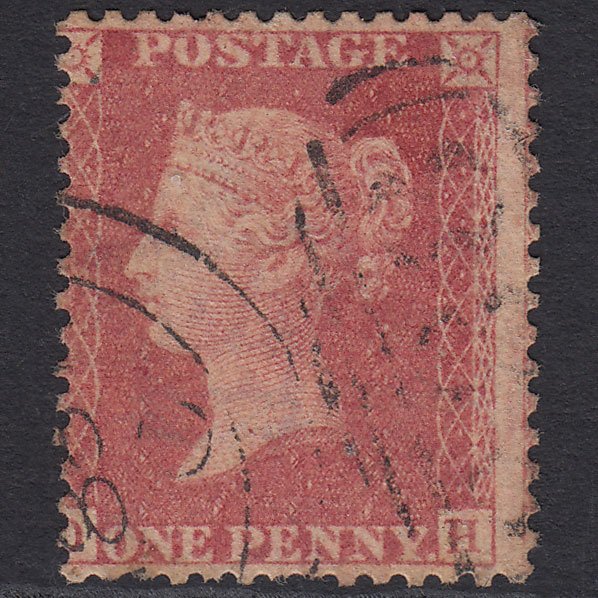 GB QV 1857 1d Rose-red (Plate 46) SG40-C10(1) OH GU Winchester 888 Misperf