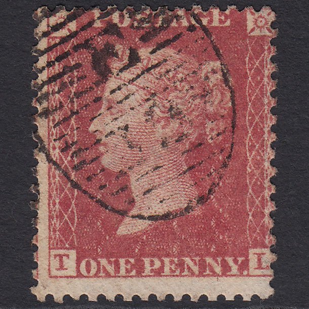 GB QV 1861 1d (Plate 51) SG42-C12(3) TL FU Missing Imprimatur London D&S E13