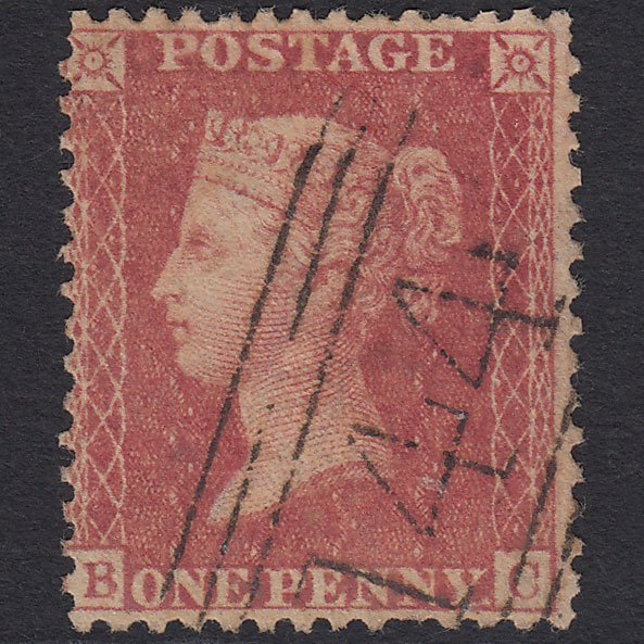 GB QV 1857 1d Rose-red (Plate 46) SG40-C10(1) BC GU Forfar 144