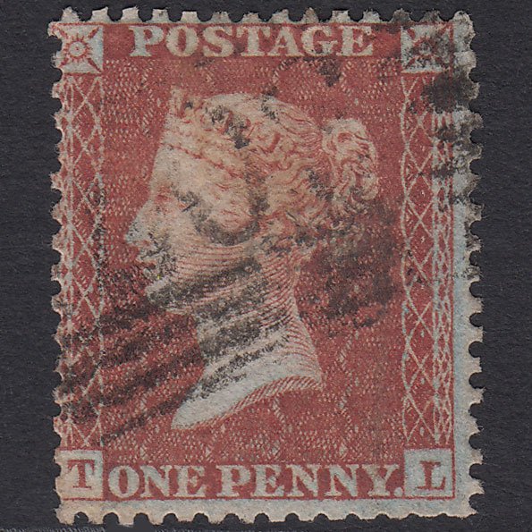 GB QV 1855 1d (Plate 14) SG24-C3(1) TL GU Missing Imprimatur Stewarton 307