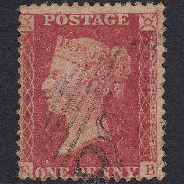 GB QV 1857 1d Rose-red (Plate 63) SG40-C10(1) EB GU Ireland