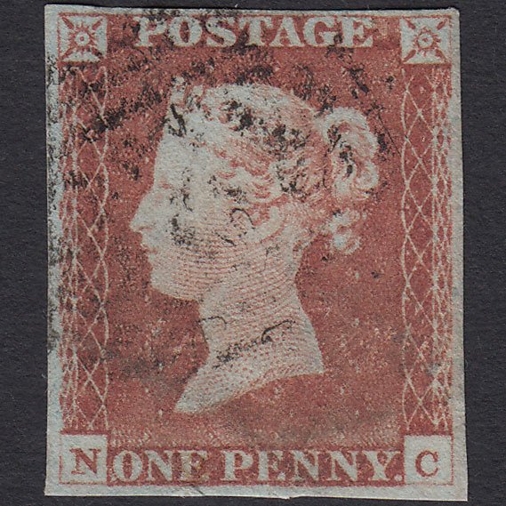GB QV 1841 1d Pale Red-brown (Plate 68) SG9-B1(3) NC GU