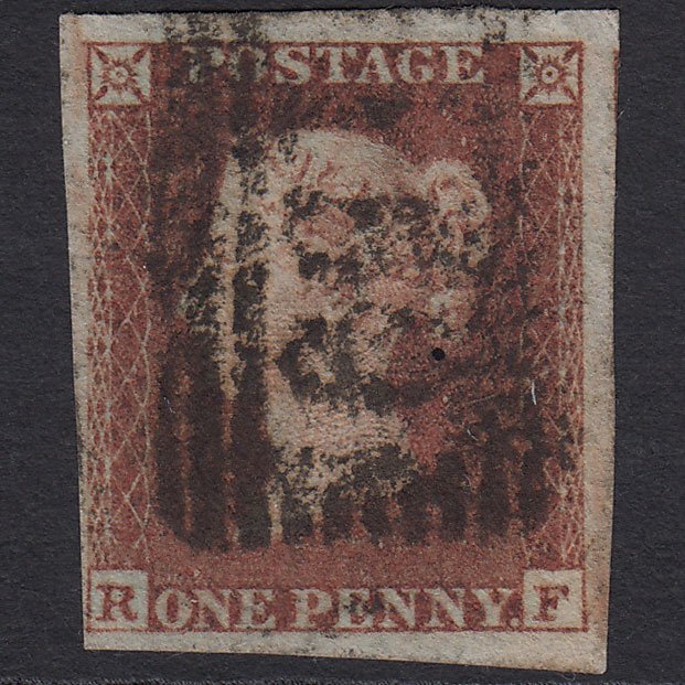 GB QV 1841 1d Deep Red-brown (Plate 170) SG10-B2(1) RF GU 4M Glasgow 159