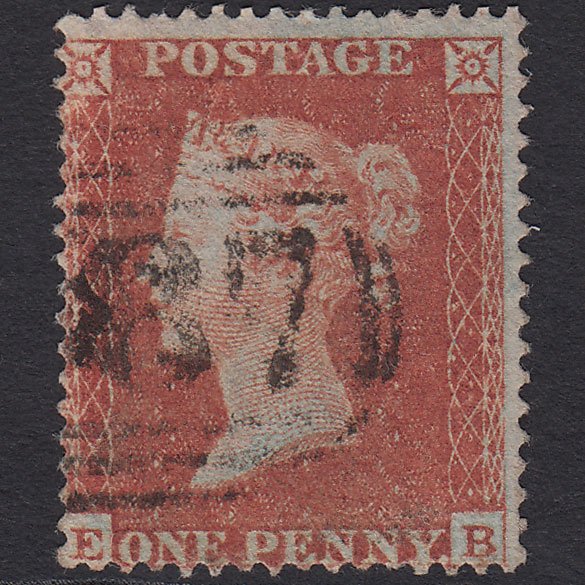 GB QV 1854 1d Red-brown (Plate 179) SG17-C1(1) EB FU