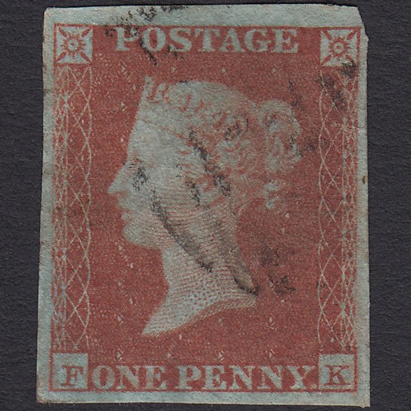 GB QV 1841 1d Red-brown (Plate 110) SG8-B1(1) FK FU Light Cancel