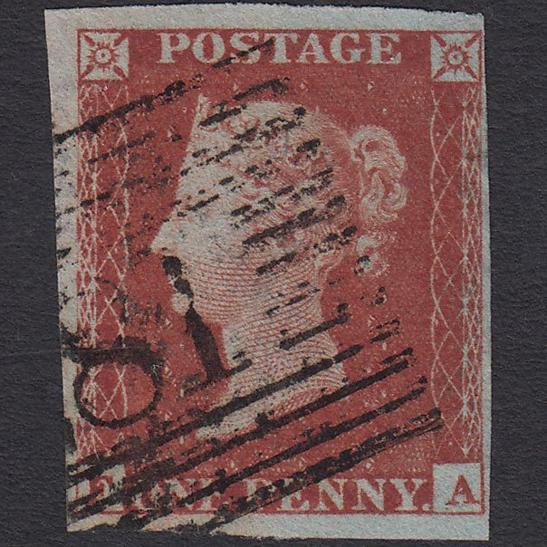 GB QV 1841 1d Red-brown (Plate 166) SG8-B2(1) FA FU Scotland