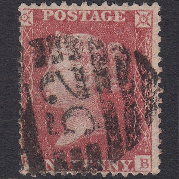 GB QV 1857 1d Rose-red (Plate 56) SG40-C10(1) FB FU London IS 52d2