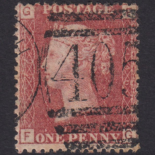 GB QV 1864 1d Lake-red (Plate 146) SG44-G1(2) FG GU Ipswich 405