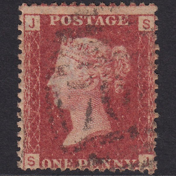 GB QV 1864 1d Lake-red (Plate 121) SG44-G1(2) SJ GU