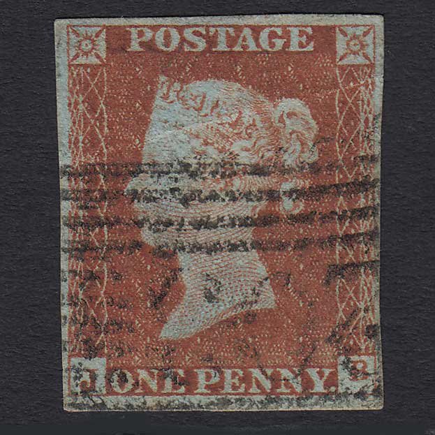 GB QV 1841 1d (Plate 36) SG8 JB GU Kilmarnock 203 4 Margins Late Usage