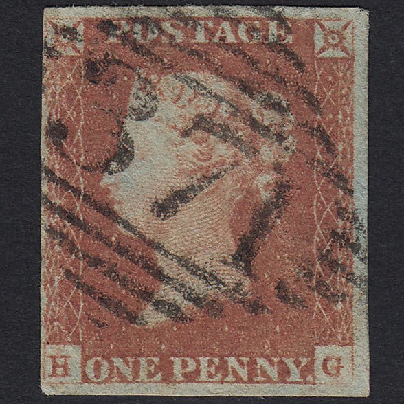 GB QV 1841 1d Red-brown (Plate 85) SG8-B1(1) HG GU Parsonstown 371 4M Imperf