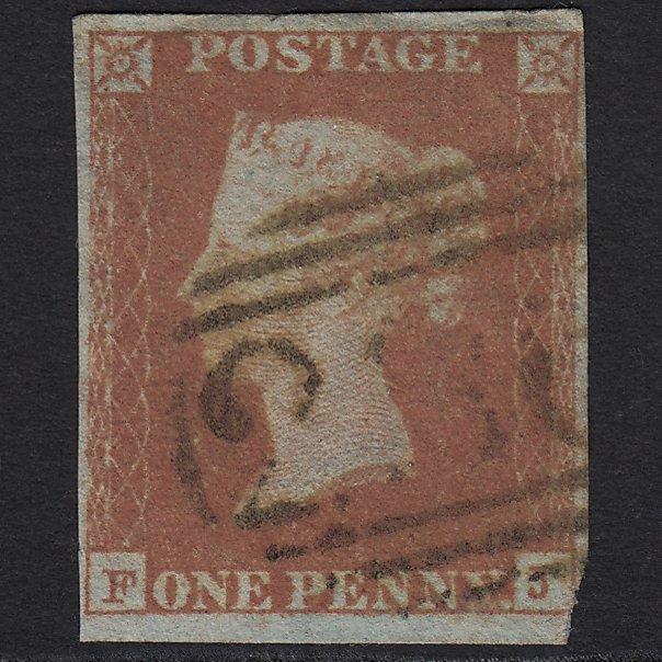 GB QV 1841 1d Red-brown (Plate 94) SG8-B1(1) FJ GU