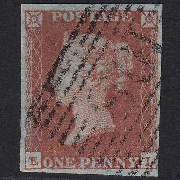GB QV 1841 1d Red-brown (Plate 104) SG8-B1(1) EL GU Dumfries 108 4M Imperf